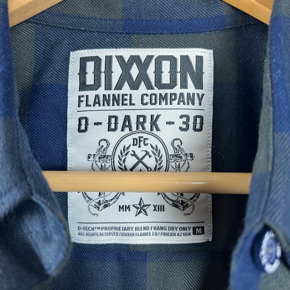 FINAL SALE RARE DIXXON Women's Flannel D-Dark-30 | Size Medium - Picture 2 of 7